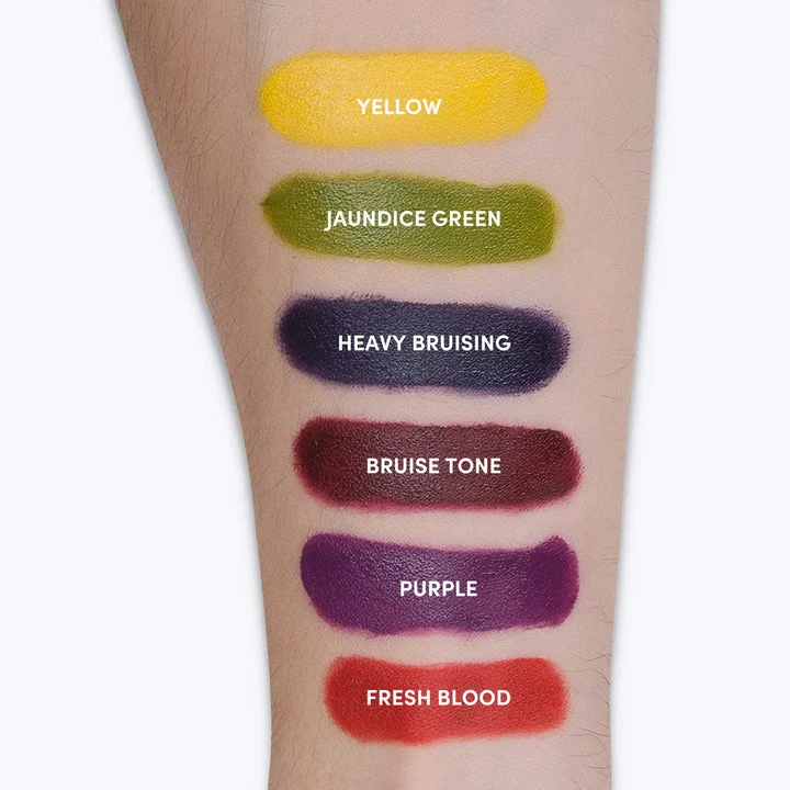 Narrative Cosmetics 6 Color Bruise Wheel Professional SFX Cream Makeup - Image 5