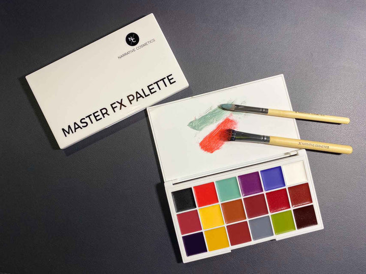Narrative Cosmetics Master FX 18 Cream Professional Makeup Palette for SFX, Theater, Movies, Film & Halloween - Image 5