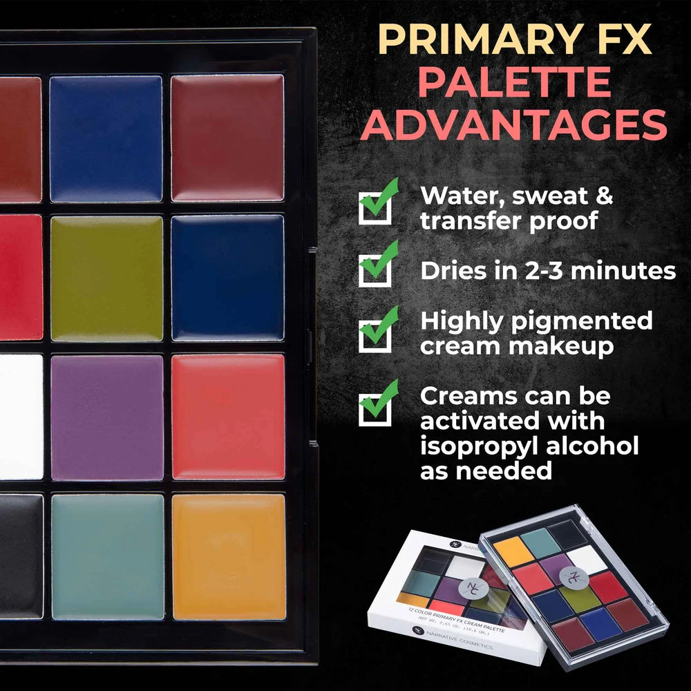 Narrative Cosmetics Quick Drying Primary FX Cream Makeup Palette - Image 4