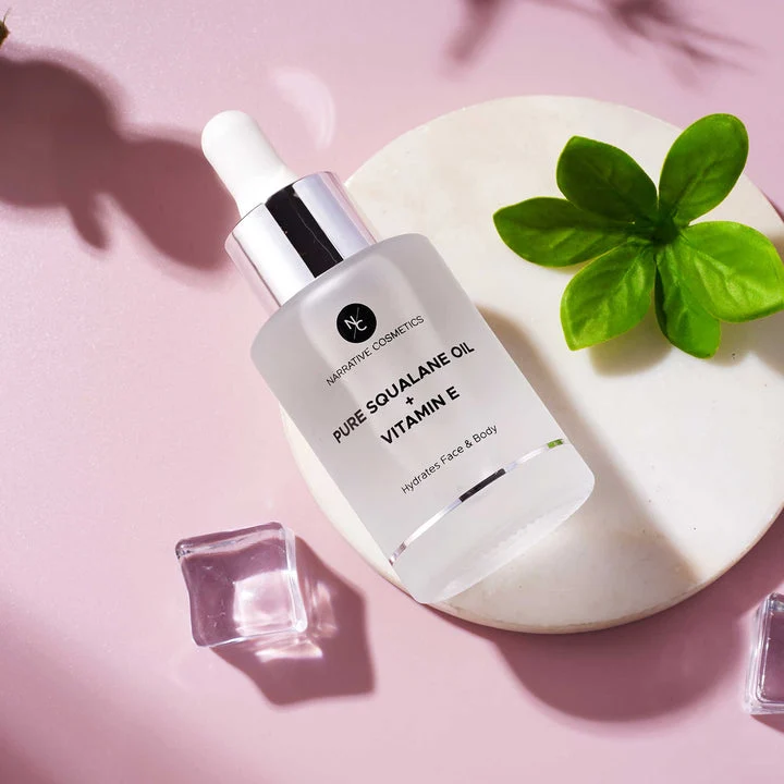 Narrative Cosmetics Pure Squalane Oil Enriched with Vitamin E - Image 4