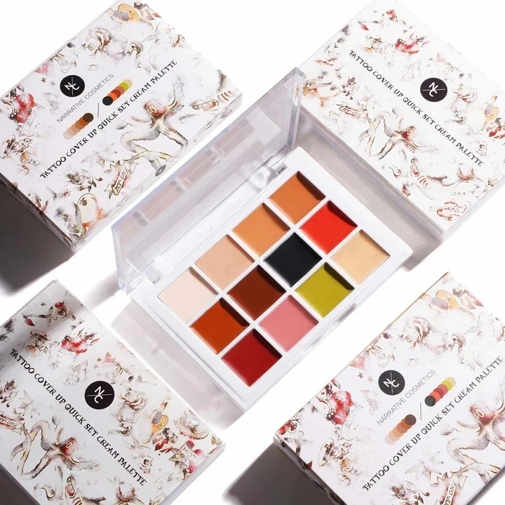 Narrative Cosmetics Quick-Set Tattoo Cover-Up Cream Palette - Image 10
