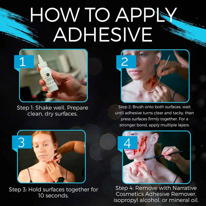 Narrative Cosmetics Skin Safe Water Based Medical Grade Adhesive - Image 4