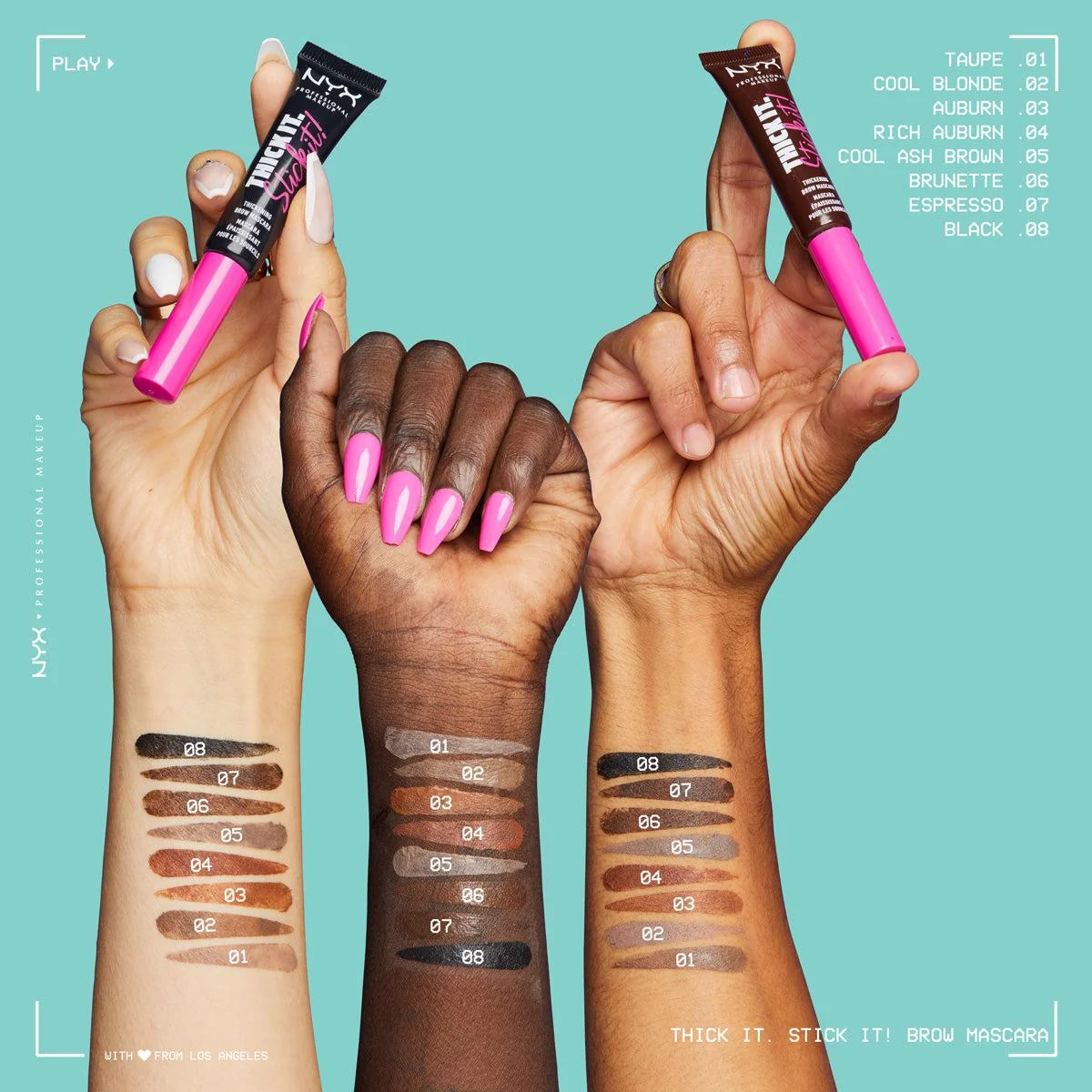 NYX Thick It Stick It Brow Gel - Image 3