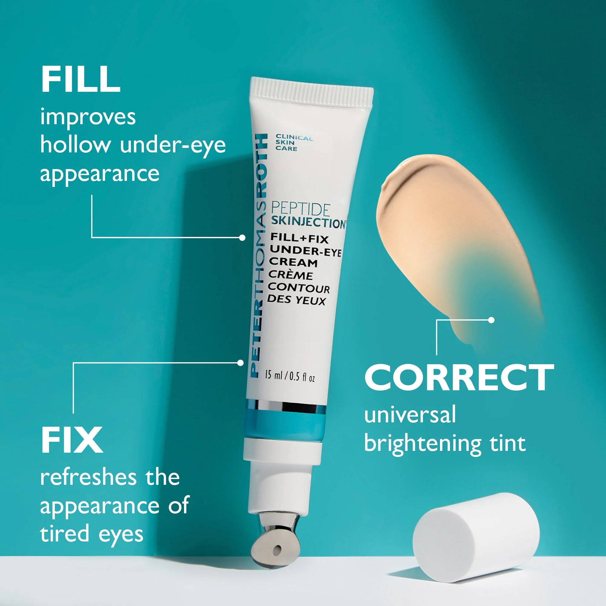 Peter Thomas Roth Peptide Skinjection Fill + Fix Under Eye Cream - Image 5