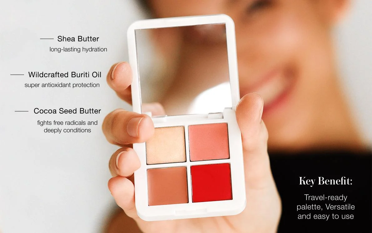 RMS Beauty Lip2Cheek Glow Quad Mini - Image 3