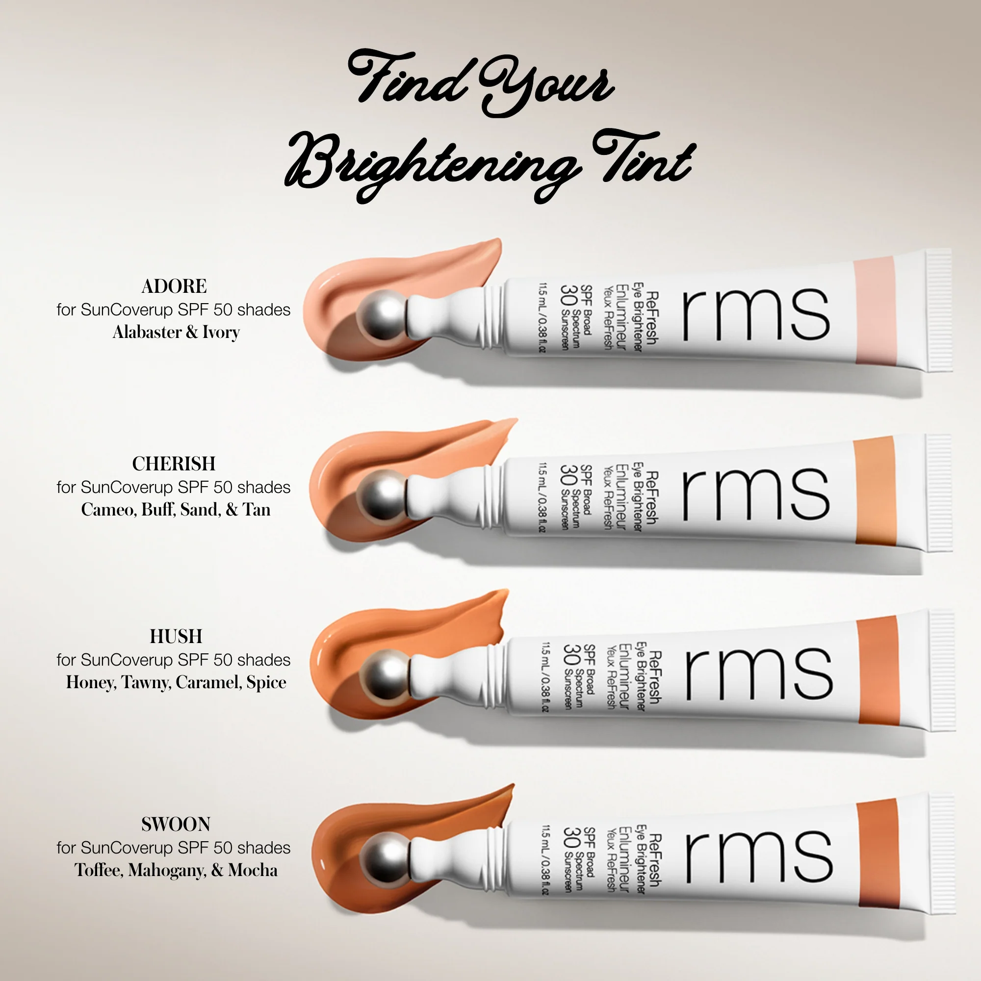 RMS Beauty ReFresh Eye Brightener Broad Spectrum SPF 30 + Correcting Tint - Image 5