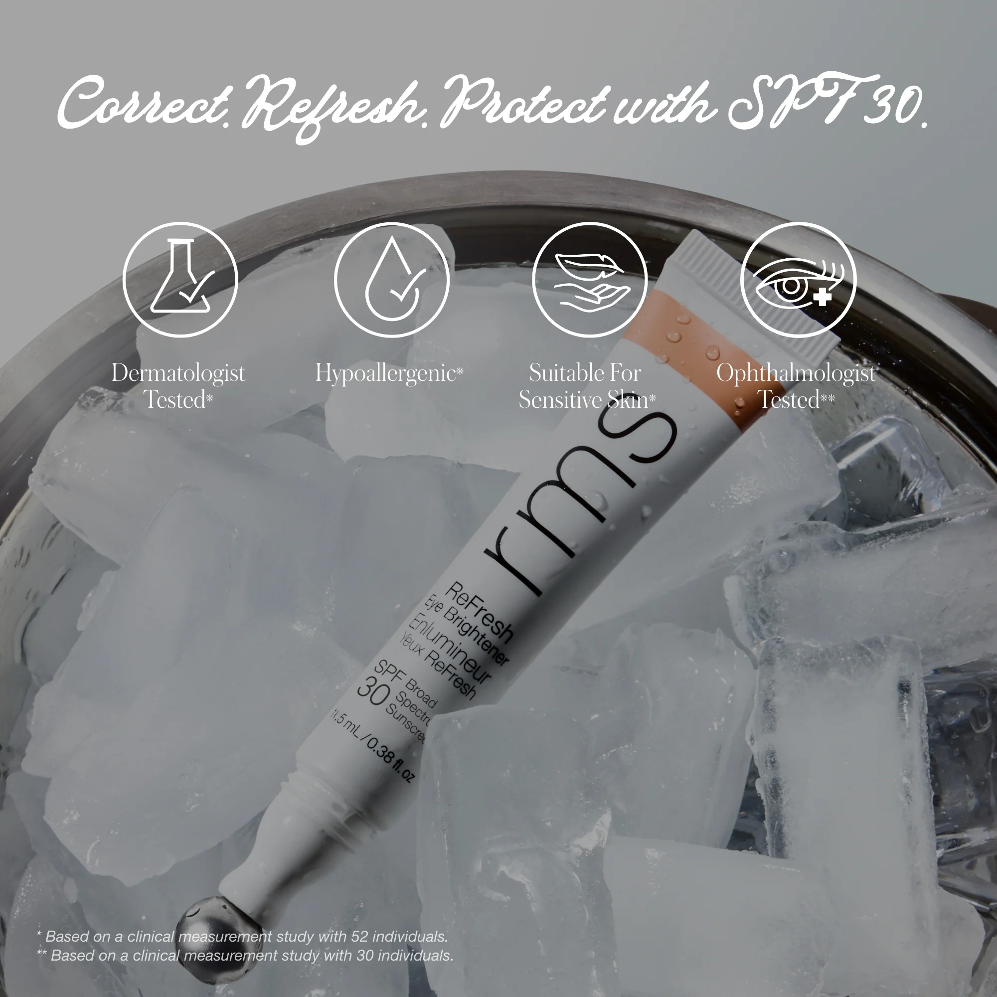 RMS Beauty ReFresh Eye Brightener Broad Spectrum SPF 30 + Correcting Tint - Image 7