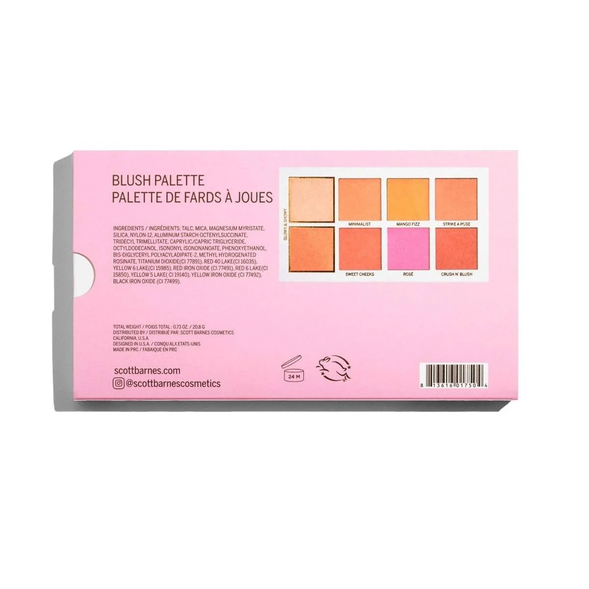 Scott Barnes Chic Cheek N°1 Blush Palette - Image 4