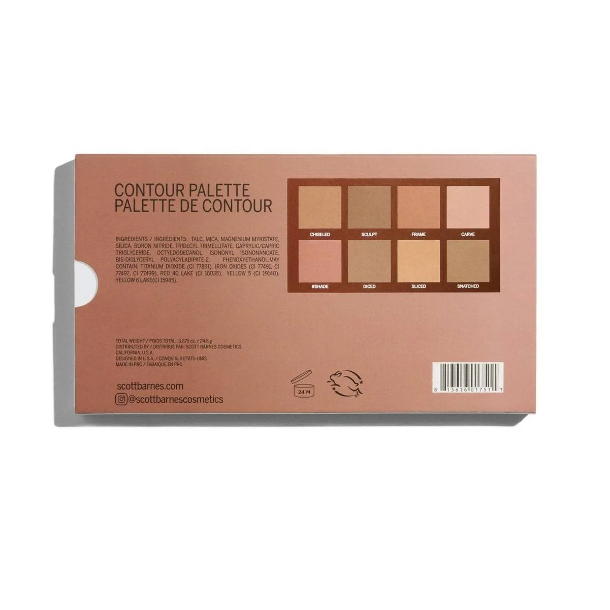 Scott Barnes Sculpting and Contour N°1 Contour Palette - Image 3