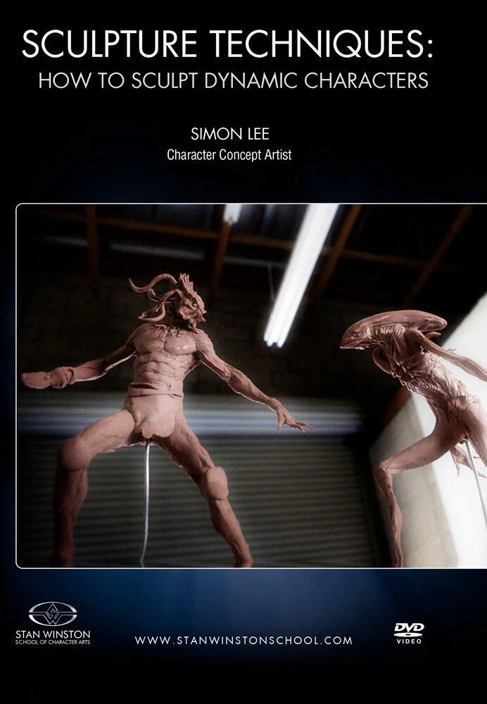 Stan Winston Studio Sculpture Techniques How to Sculpt Dynamic Characters (DVD)