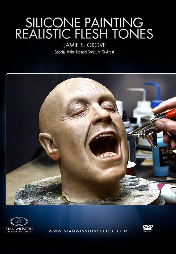 Stan Winston Studio Silicone Painting Realistic Flesh Tones (DVD)