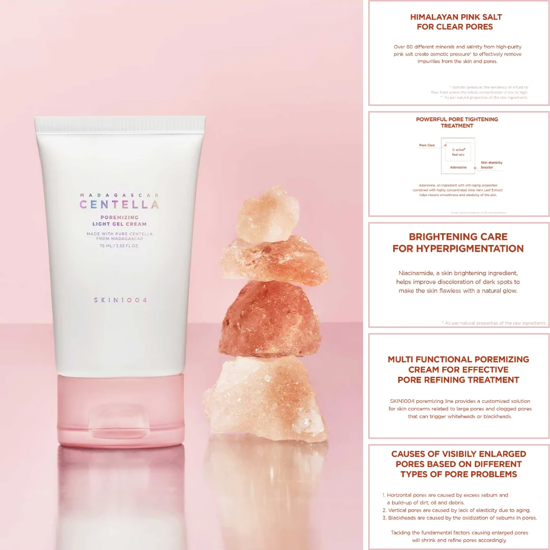 Skin1004 Centella Poremizing Light Gel Face Cream - Image 5