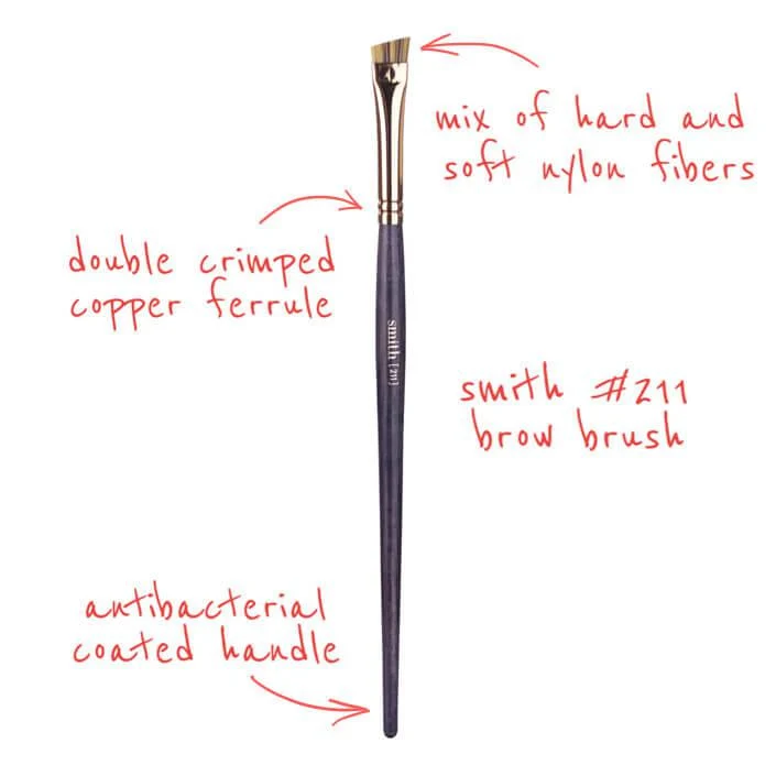 Smith Cosmetics 211 Brow Brush - Image 3