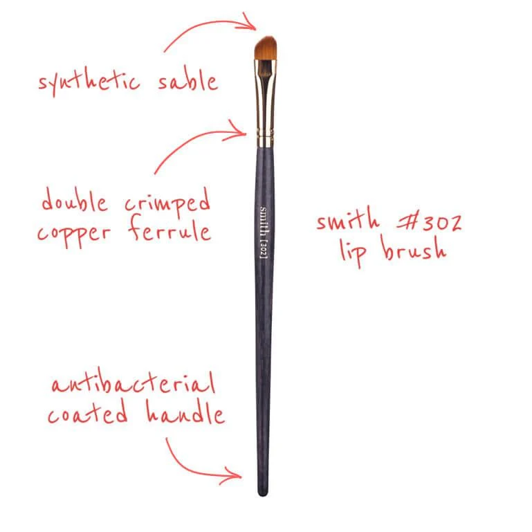 Smith Cosmetics 302 Lip Brush - Image 3