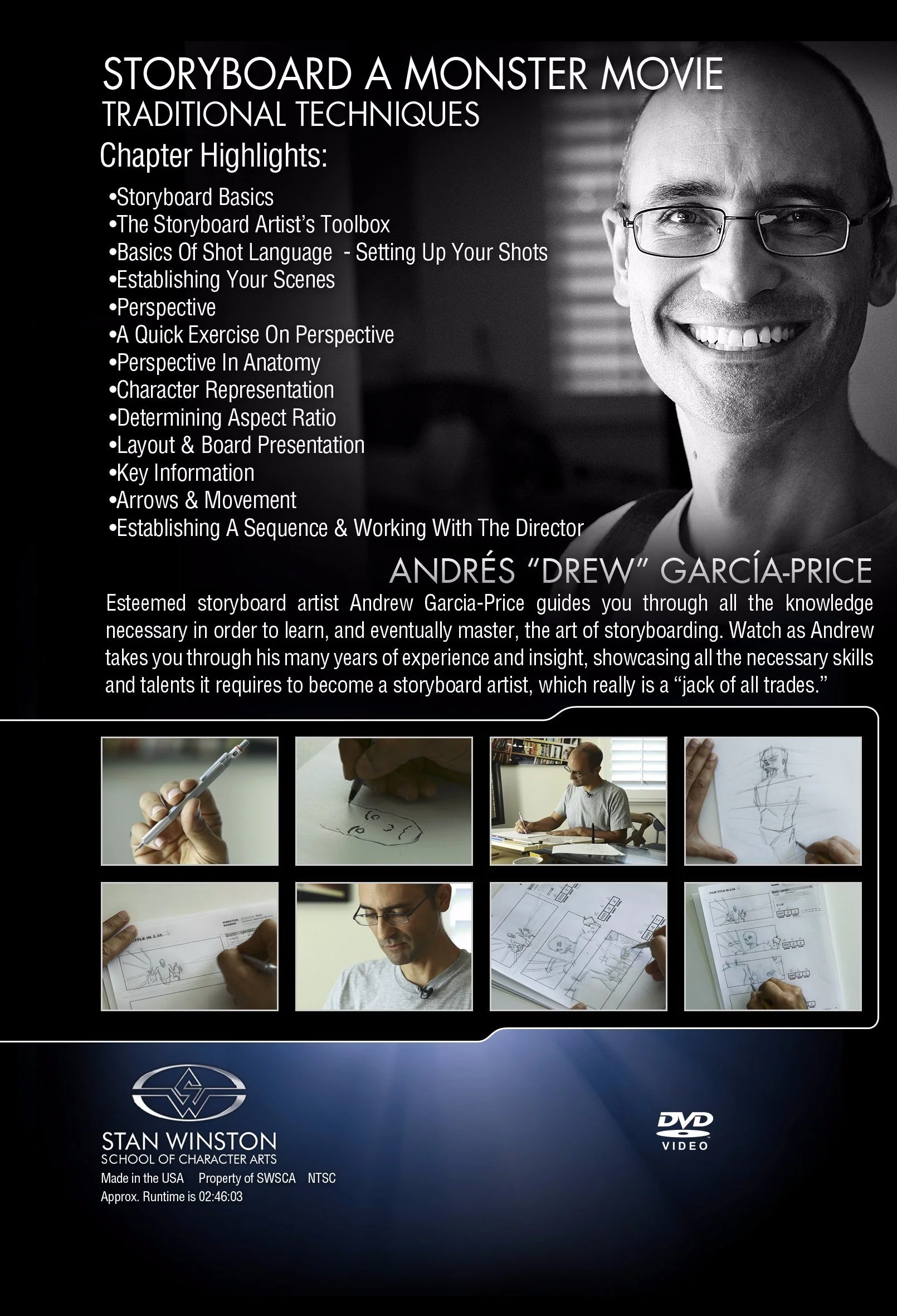 Stan Winston Studio Storyboard A Monster Movie - Traditional Techniques (DVD) - Image 2
