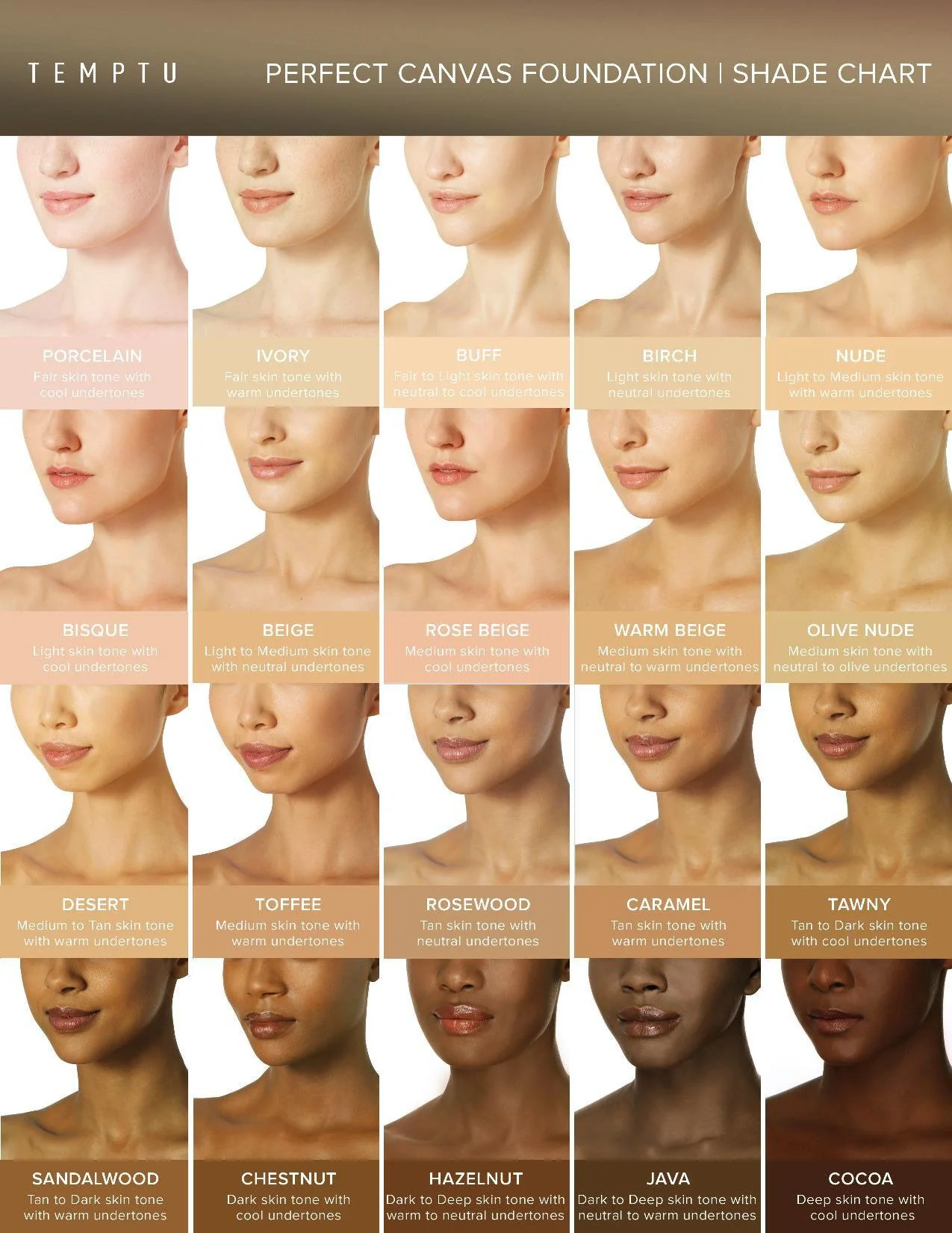 Temptu Perfect Canvas Hydra Lock Airbrush Foundation 6-pack Tan Deep - Image 2