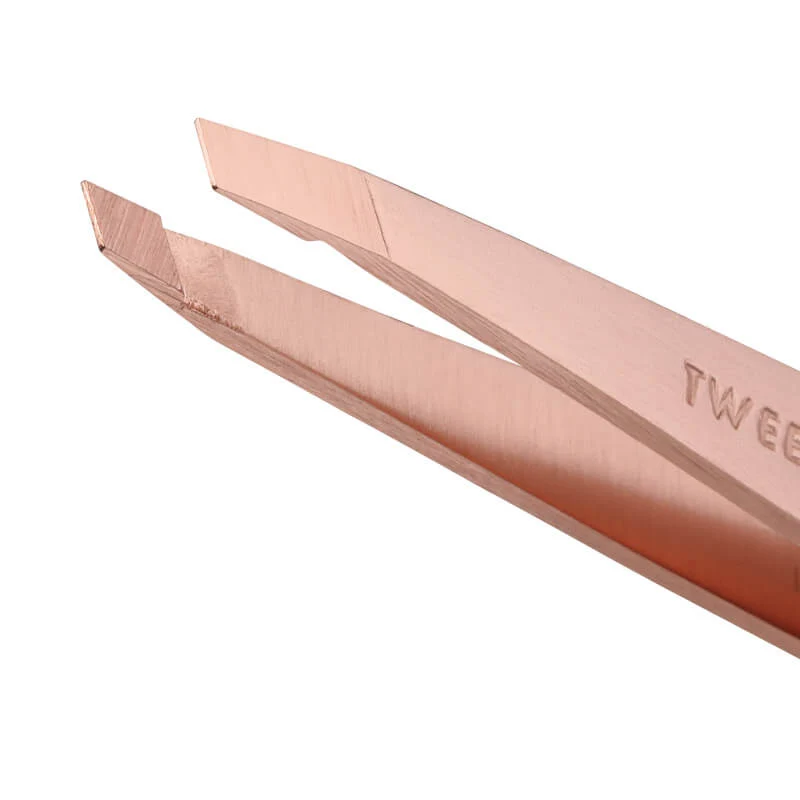 Tweezerman Rose Gold Slant Tweezer - Image 2