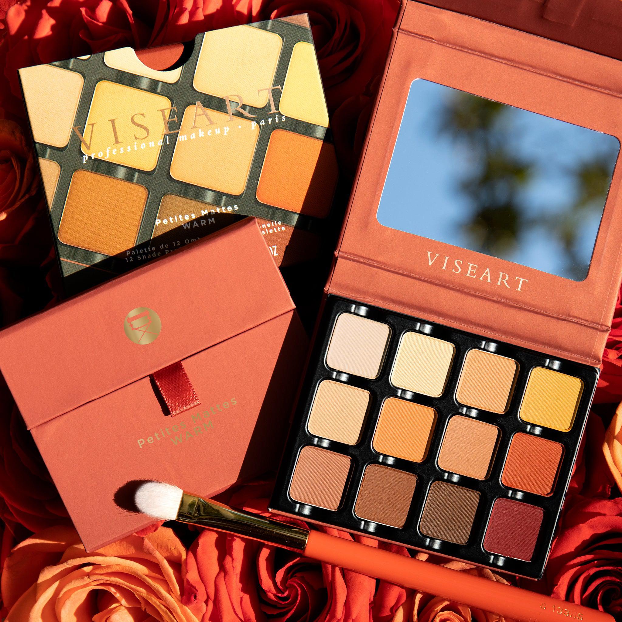 Viseart Petites Warm Mattes Eyeshadow Palette - Image 6